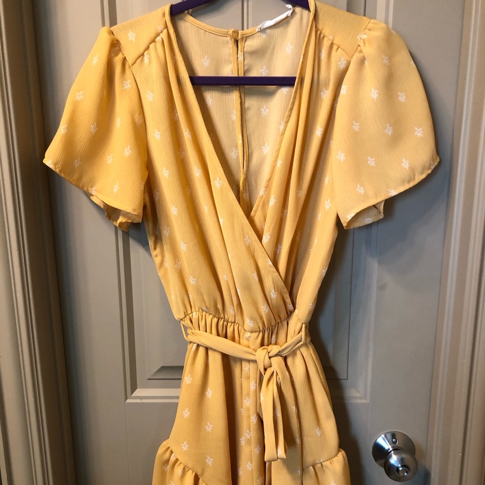 Lush yellow romper